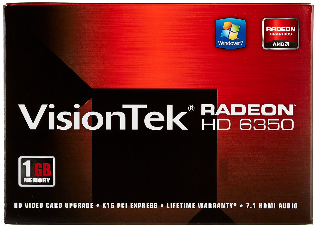 Radeon Hd 6350 Pcie 1gb Ddr3 Dvi-I Hdmi Vga B2 Retail (900479)