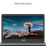 Asus Vivobook F705MA Thin and Lightweight Laptop, 17.3" HD+ (1600 X 900), Intel Pentium Silver N5000 (up to 2.7 GHz) Processor, 8GB DDR4, 1TB HDD, 802.11AC Wi-Fi, Windows 10 - F705MA-DS21Q