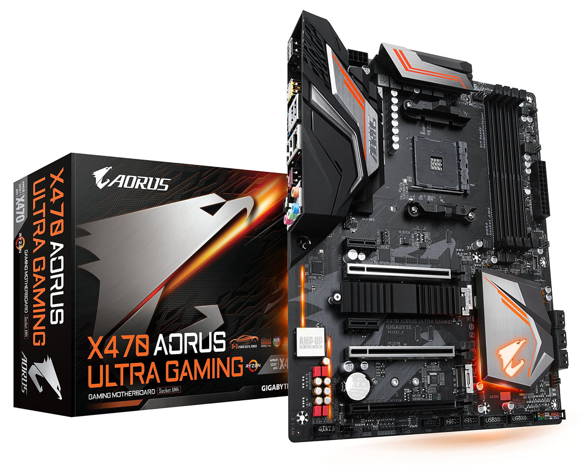 GIGABYTE X470 AORUS ULTRA GAMING (AMD Ryzen AM4/ X470/ USB 3.1 Gen 2 Front Type C/ ATX/ DDR4/ Motherboard)