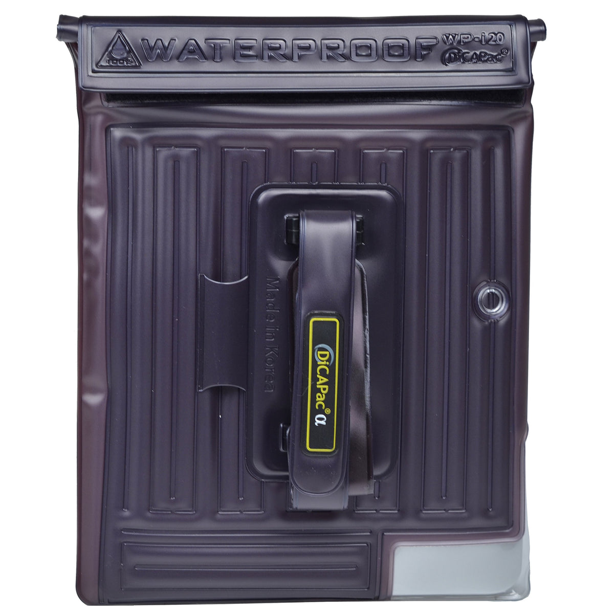 Dicapac WP-i20 iPad Waterproof Case for iPad, iPad2 and iPad Retina Display with Hand Easy Grip, Black