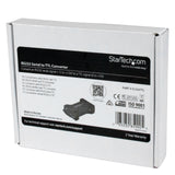 StarTech.com RS232 to TTL Serial Converter - DB9 F/M - Bidirectional Transistor Transistor Logic Adapter (IC232TTL)