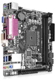 ASRock AM1B-ITX mini ITX AM1 Socket A DDR3 A/E-series Quad/Dual-Core APU up to 25W Integrated AMD RadeonTM R3 Series Graphics Gigabit LAN HDMI DVI D-Sub USB3.0 Motherboard