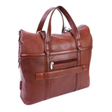 McKlein S Series, Edgefield, Pebble Grain Calfskin Leather, Roll Top Laptop Briefcase, Brown (88754)