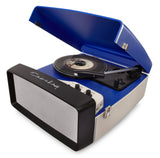 Crosley Collegiate Three Speed USB Enabled Vinyl Turntable with Built In Stereo Speakers - Blue