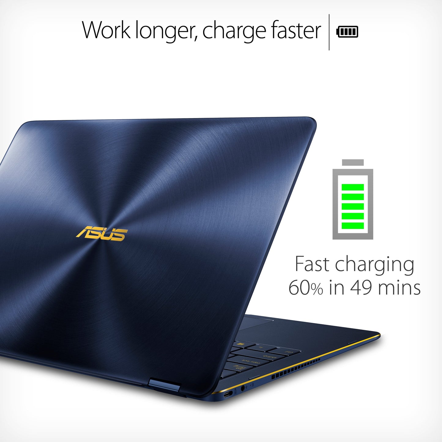 Asus UX370UA-XH74T-BL 13.3" Touchscreen Convertible Laptop 8th gen Core i7 16GB 512GB SSD Windows 10 Pro