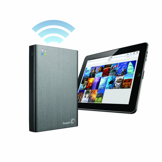 Seagate Wireless Plus 2TB Portable Hard Drive with Built-In Wi-Fi (STCV2000100)