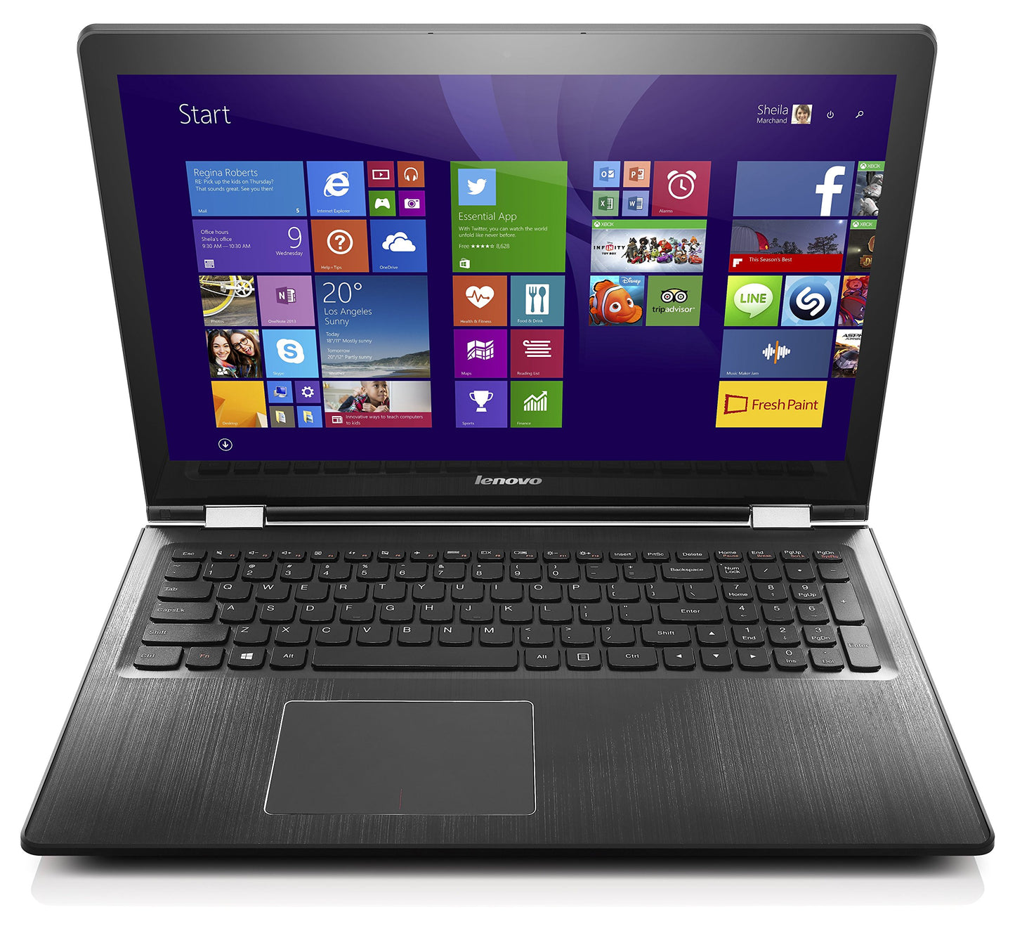 Lenovo Flex 3 15.6-Inch Touchscreen Laptop (Core i5, 8 GB RAM, 1 TB HDD) 80JM001NUS