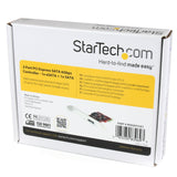 StarTech.com 1x eSATA + 1x SATA 6 Gbps PCI Express SATA Controller Card Adapter - eSATA Controller - PCIe eSATA (PEXSAT31E1)