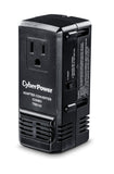 CyberPower TRB1A2 Travel Power Adapter/Converter Combo, Black