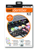 Dotz Home Entertainment Cord Identifier Kit for Cord and Cable Management (DCI131HEK-C)