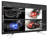 Philips BDM4350UC 43" Brilliance Monitor, 4K UHD3840x2160 IPS 10-Bit Panel, Multiview Pip/Pbp, Hdmix2/Displayportx2/VGA, USB 3.0 Hub, Speakers