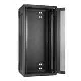 StarTech.com 26U Wall Mount Server Rack Cabinet - 4-Post Adjustable Depth (3" to 16") IT Data Equipment Enclosure w/ Cable Management - 200lb / 90kg (RK2620WALHM)