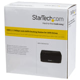 StarTech.com USB 3.1 Hard Drive Dock - USB C/USB A/eSata - 2.5/3.5" SATA SSD/HDD Drives - Hard Drive Docking Station (SDOCKU313E)
