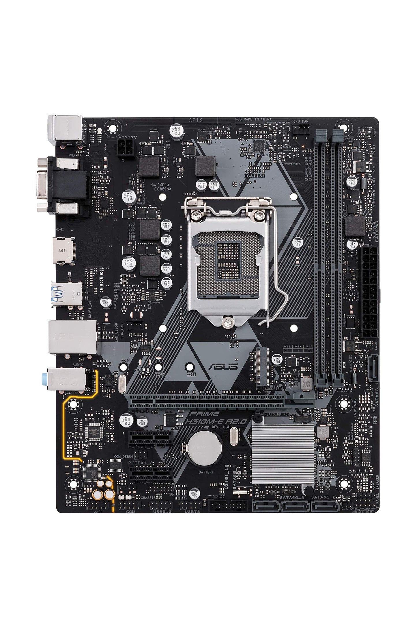 ASUS Intel 8th Gen DDR4 HDMI VGA Micro ATX Motherboards (Prime H310M-E R2.0)