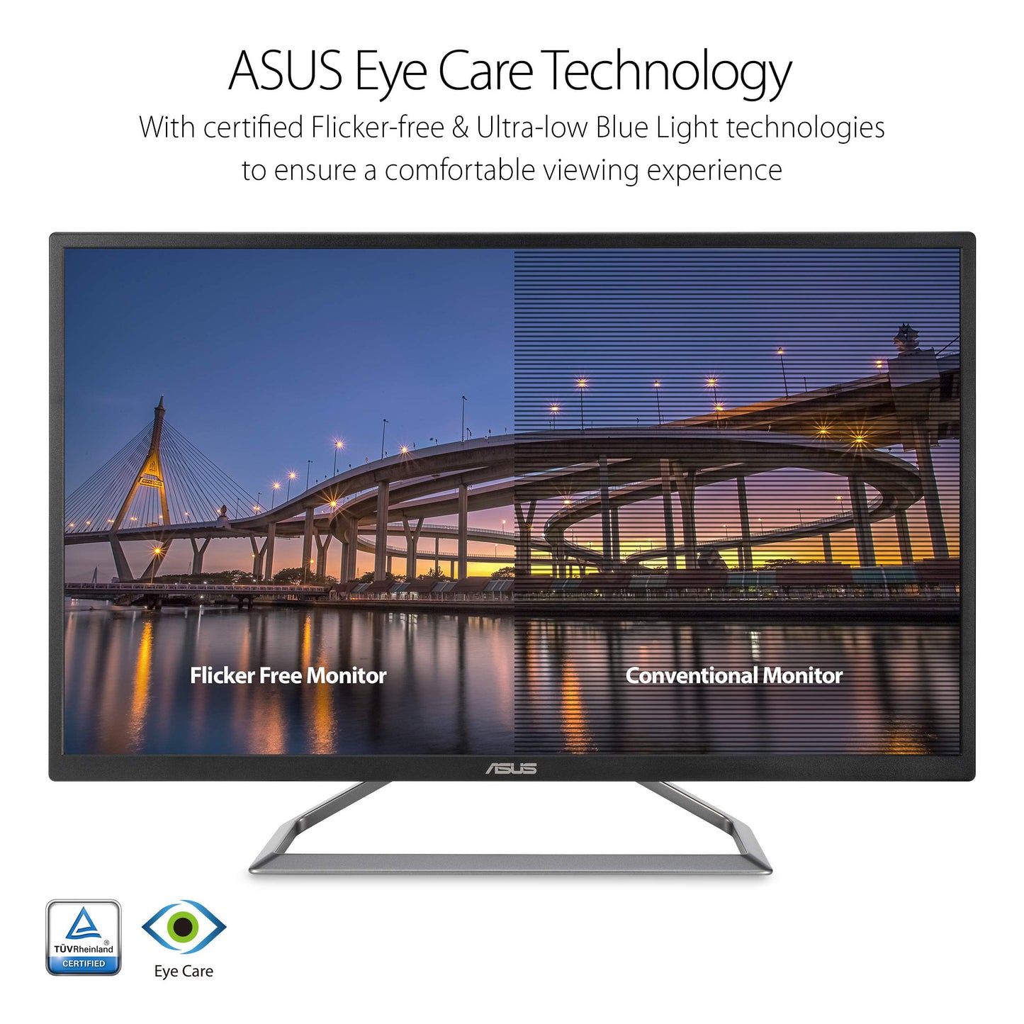 Asus VA32UQ 31.5" HDR Monitor 4K (3840 X 2160) FreeSync Eye Care DisplayPort HDMI HDR10