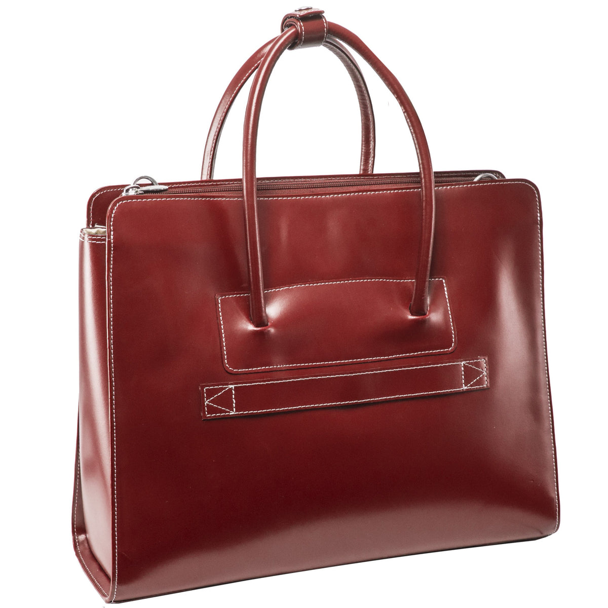 McKleinUSA LAKE FOREST 94336 Red Leather Women's Case w/ Removable Sleeve