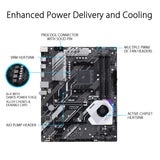ASUS Prime X570-P Ryzen 3 AM4 with PCIe Gen4, Dual M.2 HDMI, SATA 6GB/s USB 3.2 Gen 2 ATX Motherboard
