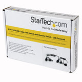 StarTech.com 2 Port USB VGA Cable KVM Switch - USB Powered w/Remote Switching - Desktop KVM Switch - VGA KVM Switch (SV221NANOU)