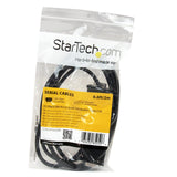 StarTech.com SCNM9FM2MBK 2m DB9 RS232 Serial 9-Pin Null Modem Female to Male Cable, Black