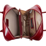 McKlein 96496 USA la Grange 15" Leather Vertical Patented Detachable -Wheeled Ladies' Laptop Briefcase Red
