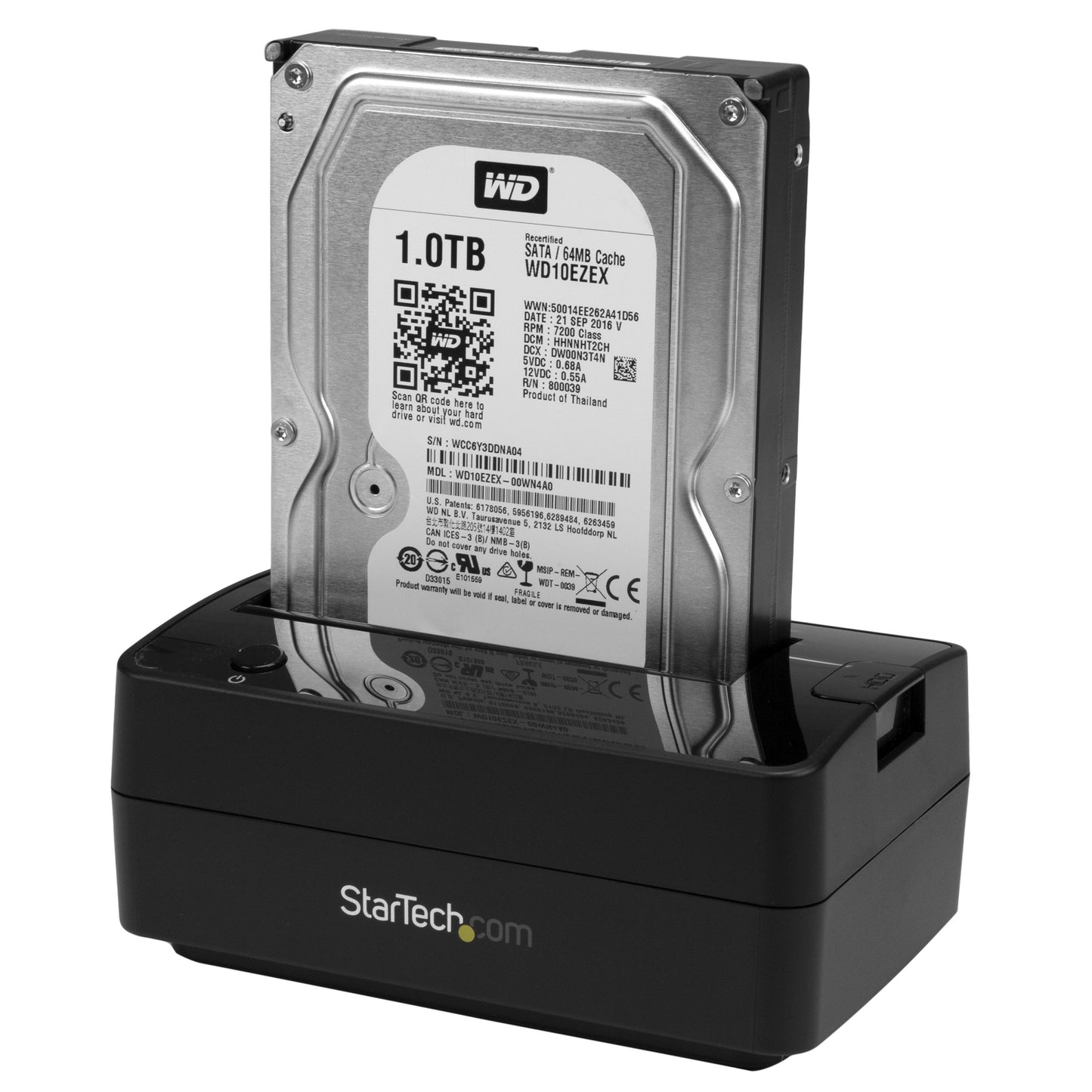 StarTech.com USB 3.1 Hard Drive Dock - USB C/USB A/eSata - 2.5/3.5" SATA SSD/HDD Drives - Hard Drive Docking Station (SDOCKU313E)