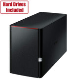 BUFFALO LinkStation SoHo 2-Bay Desktop 8TB NAS with Hard Drives Included