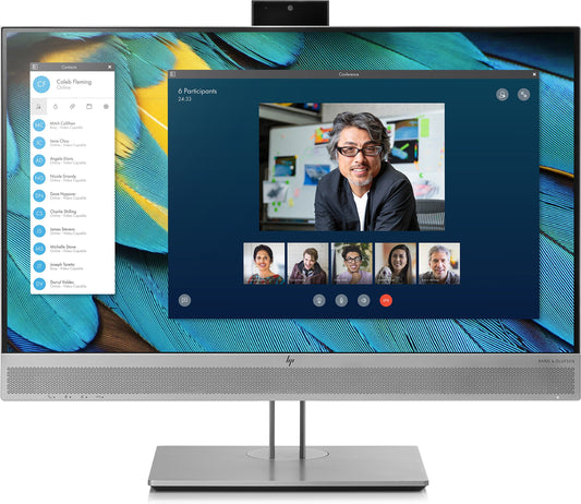 HP EliteDisplay E243m 23.8-Inch Screen LED-Lit Monitor Black/Silver (1FH48A8#ABA)