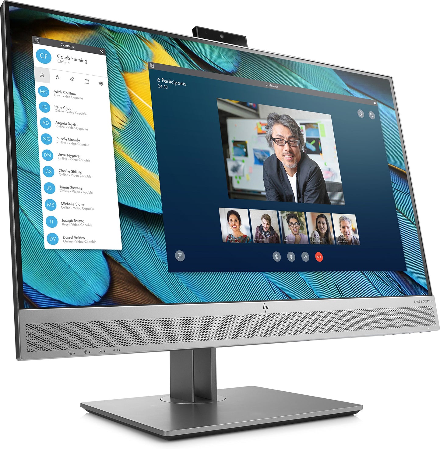 HP EliteDisplay E243m 23.8-Inch Screen LED-Lit Monitor Black/Silver (1FH48A8#ABA)