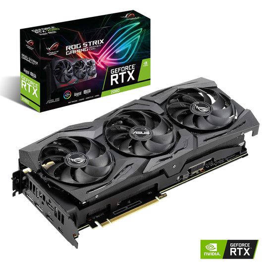 ASUS ROG STRIX GeForce RTX 2080 Advanced Overclocked 8G GDDR6 HDMI DP 1.4 USB Type-C Gaming Graphics Card (ROG-STRIX-RTX-2080-A8G)
