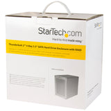 StarTech.com 4-Bay Thunderbolt 2 Hard Drive Enclosure with RAID - Quad-Bay 3.5" HDD RAID Enclosure - Sleek, Ultra Compact for Mac or PC (S354SMTB2R)