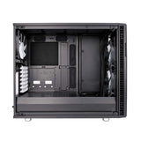 Fractal Design FD-CA-DEF-R6C-BK-TGL Computer Case Define R6 USB-C Black TG No Power Supply ATX Mid Tower with Window