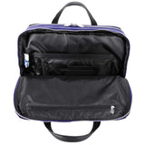 McKlein 18567 USA Harpswell 17" Nylon Dual Compartment Laptop Briefcase Navy