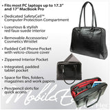 Mobile Edge MEMC1L Milano Handbag, Large (Black)