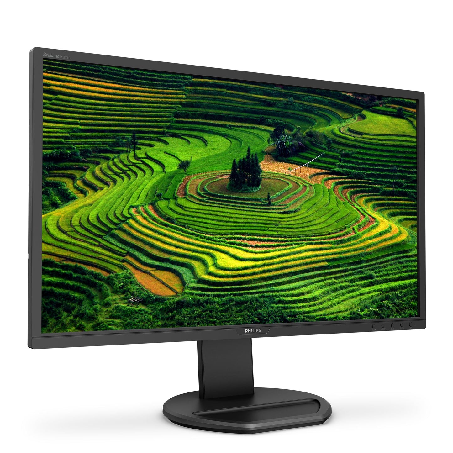 Philips 271B8QJEB 27" Monitor, Full HD 1920x1080 IPS, HDMI/DisplayPort/Dvi-D/VGA, Speakers, USB 3.0 Hub, Softblue, Flicker-Free, Ergonomic Base, Vesa, TCO Edge