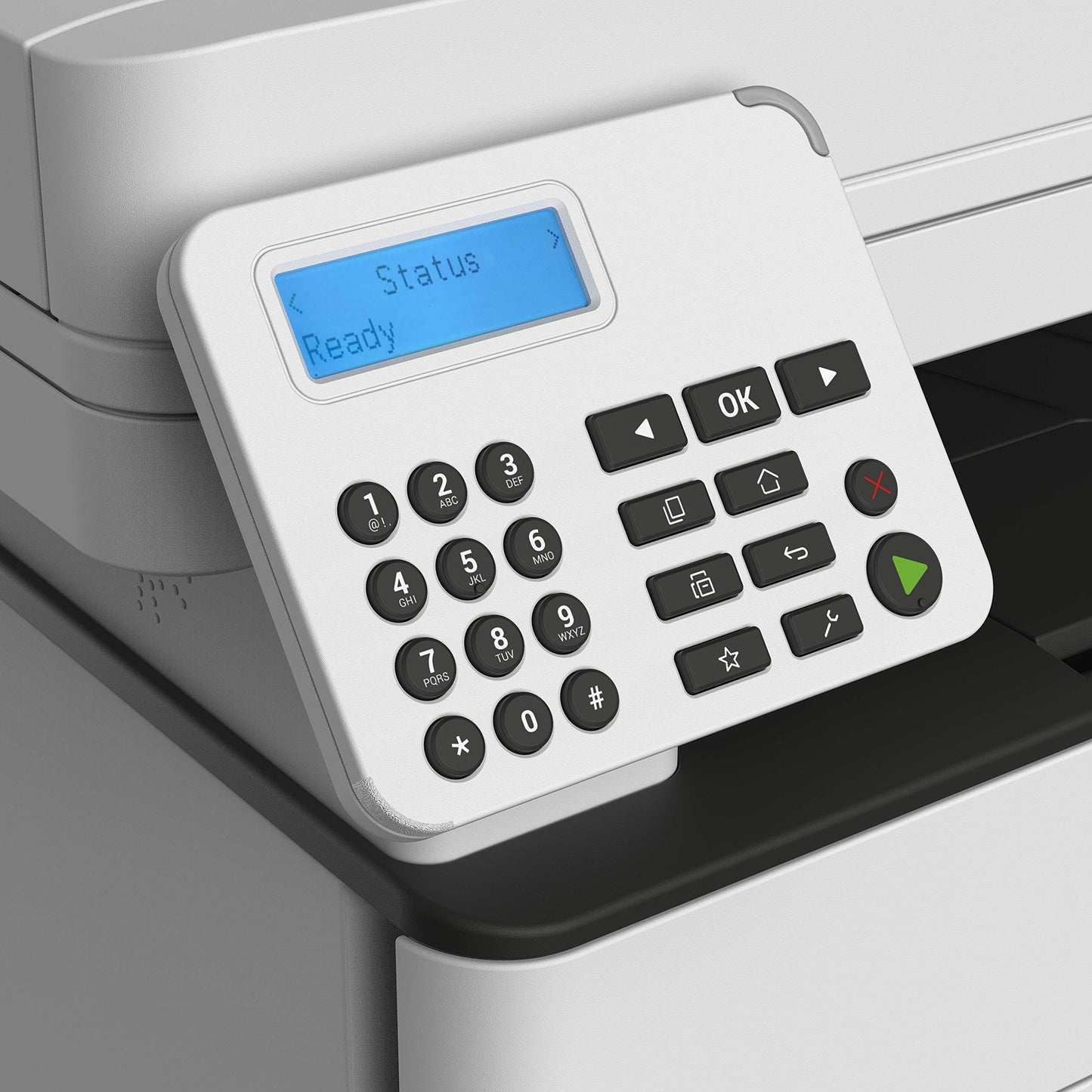 LEXMARK MB2236adw Multifunction Laser Printer, Monochrome, White/Gray