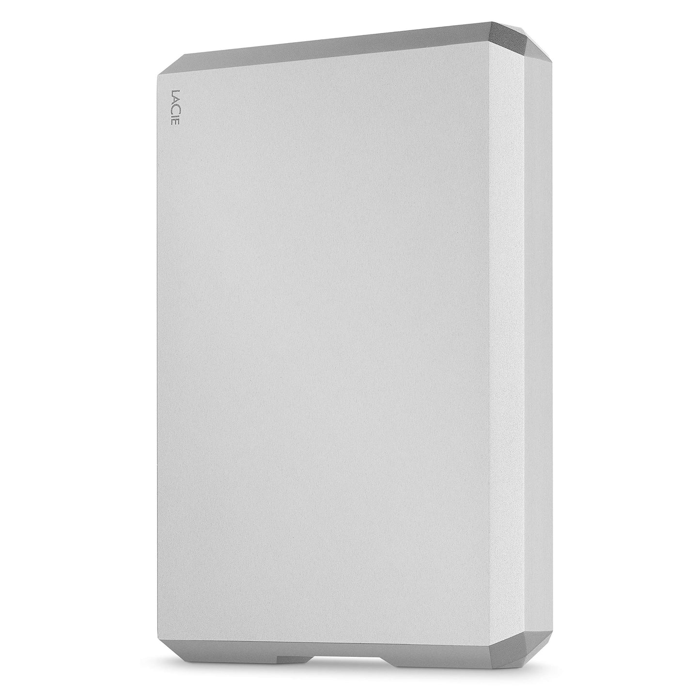 LaCie Mobile Drive 5TB External Hard Drive Portable HDD - Moon Silver USB-C USB 3.0 Thunderbolt 3, for Mac and PC Desktop, 1 Month Adobe CC (STHG5000400)