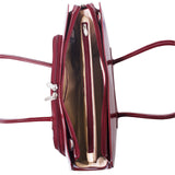 McKleinUSA LAKE FOREST 94336 Red Leather Women's Case w/ Removable Sleeve