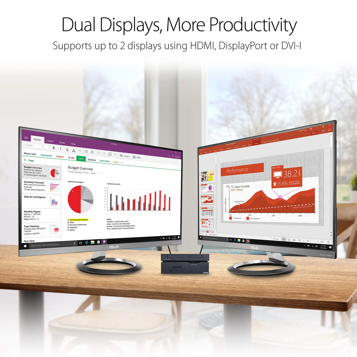 Asus VC66-CB5018ZN VivoMini PC with Intel Core i5-8400 and 4K UHD