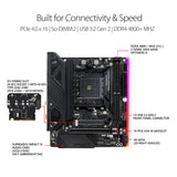 Asus ROG (X570) Crosshair VIII Impact, AMD, AM4, Ryzen 3000, (Mini-DTX) SFF Gaming Motherboard with PCIe 4.0, On-Board WiFi 6 (802.11Ax), Intel LAN, SATA 6GB/s, USB 3.2 Gen 2, SO-DIMM.2 and Aura Sync