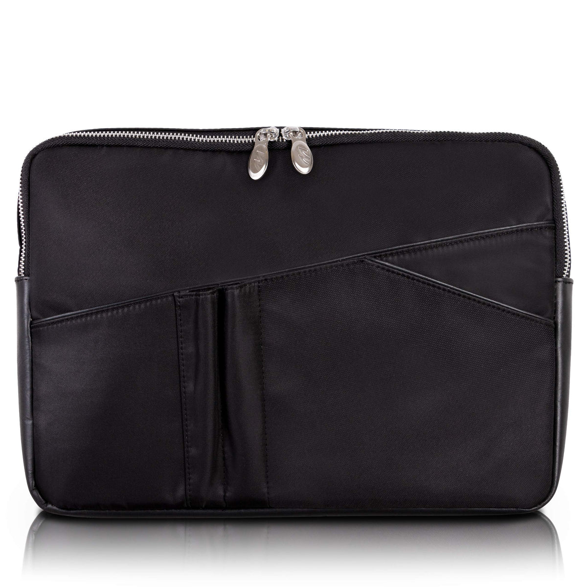 McKlein 18325 USA Auburn 15" Nylon Laptop Sleeve Black