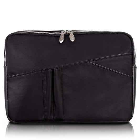 McKlein 18325 USA Auburn 15" Nylon Laptop Sleeve Black