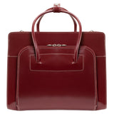 McKleinUSA LAKE FOREST 94336 Red Leather Women's Case w/ Removable Sleeve