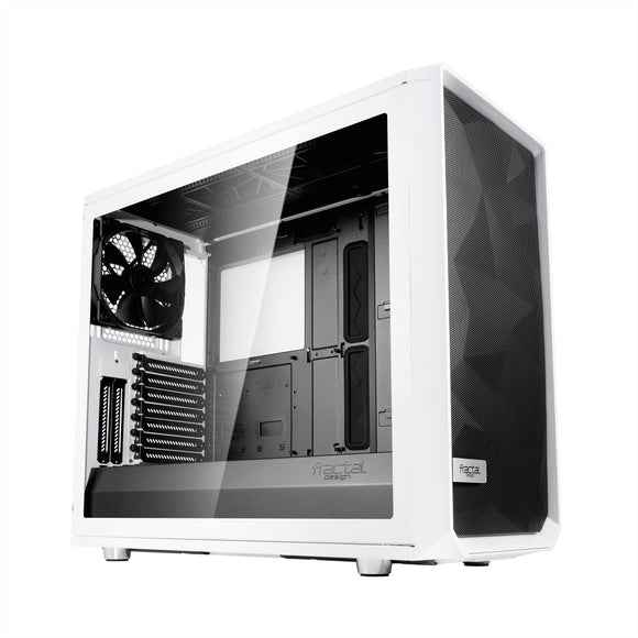 Fractal Design Meshify S2 White ATX Modular High-Airflow Tempered Glass Window Mid Tower Computer CaseFD-CA-MESH-S2-WT-TGC