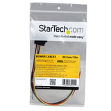 StarTech.com 12in SATA to LP4 Power Cable Adapter F/M - SATA to LP4 Power Adapter - SATA Female to LP4 Male Power Cable - 12 inch (LP4SATAFM12)