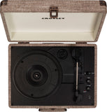 Crosley CR8005D-HA Cruiser Deluxe Portable 3-Speed Turntable with Bluetooth, Havana