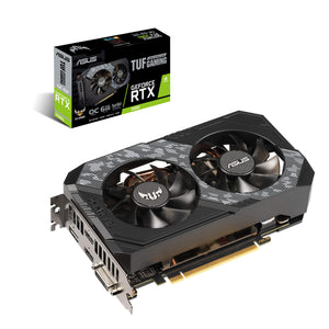 ASUS TUF Gaming GeForce RTX 2060 Overclocked 6GB Edition 4K VR Ready HDMI 2.0b DP 1.4 Graphics Card (TUF-RTX2060-O6G-GAMING)