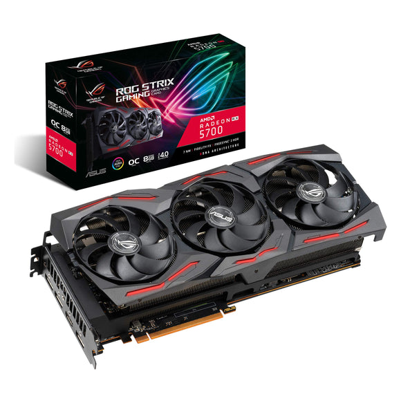 ASUS ROG Strix AMD Radeon RX 5700 Overclocked 8G GDDR6 HDMI DisplayPort Gaming Graphics Card (ROG-STRIX-RX5700-O8G-GAMING)