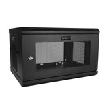 StarTech.com 6U Wall Mount Server Rack Cabinet - 2-Post Upto 15" Deep IT Network Equipment Rack Enclosure with Cable Management - 200lbs (RK616WALM)
