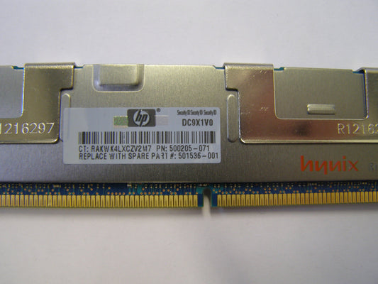 HP 8GB 2Rx4 PC3-10600R-9 Kit