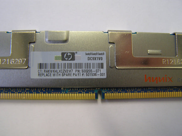HP 8GB 2Rx4 PC3-10600R-9 Kit